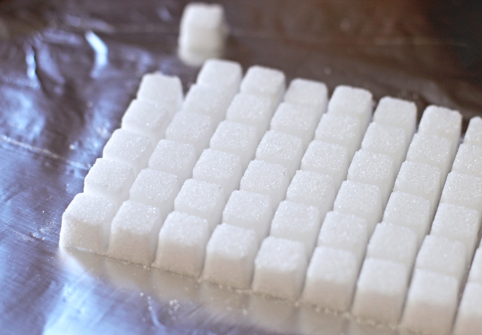 These Healthy Homemade Sugar Cubes taste just like the storebought ones except this recipe is low calorie, low carb, sugar free, fat free, gluten free and vegan! -- Healthy Dessert Recipes at the Desserts With Benefits Blog