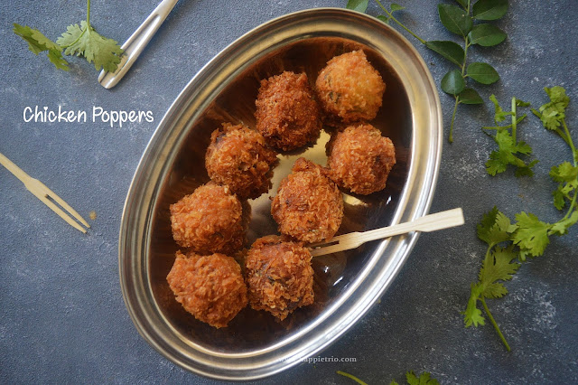 Chicken Poppers Recipe | Crispy Chicken Potato Poppers