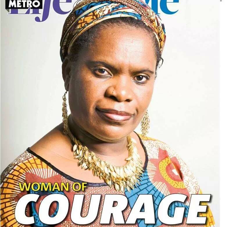 Featured in UK Metro as Woman of Courage