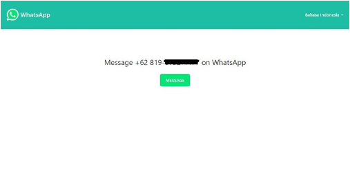 Kirim Pesan WhatsApp Tanpa Perlu Menyimpan Nomor Kontak