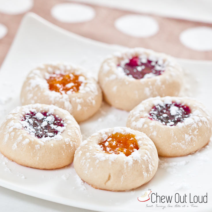 BUTTERY JAM THUMBPRINT COOKIES