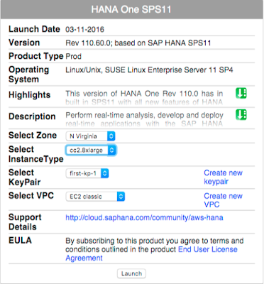 Configuring SAP HANA One