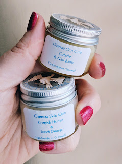 Chenoa Skin Care natural handmade nail and cuticle balm lip balm