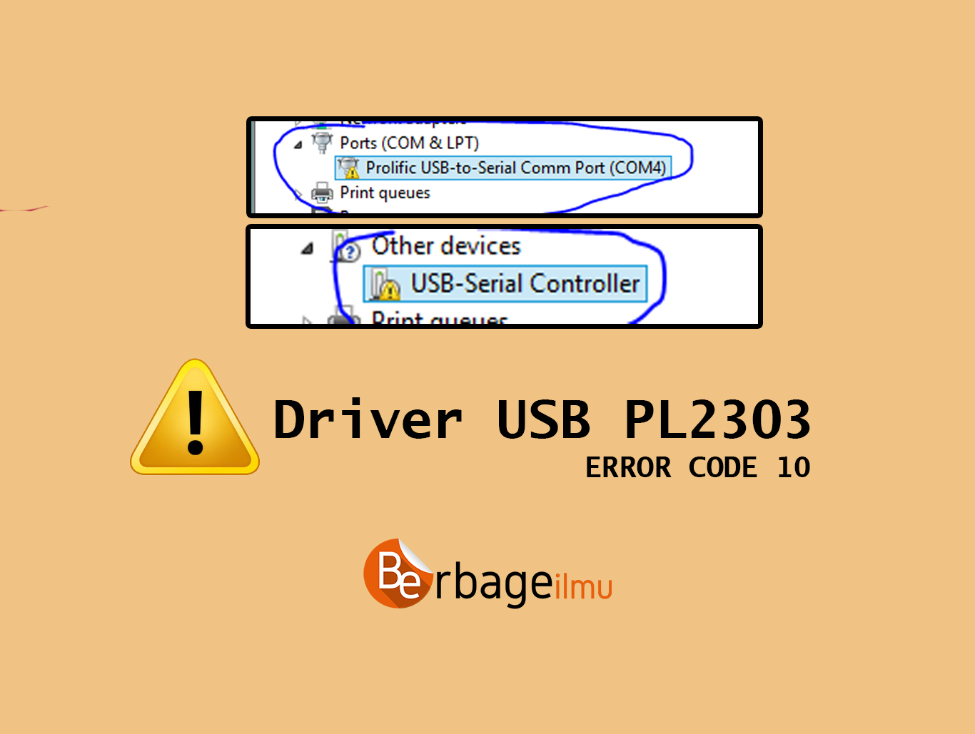 Solusi Driver USB PL2303 tidak bisa di Install dan cara install Driver
