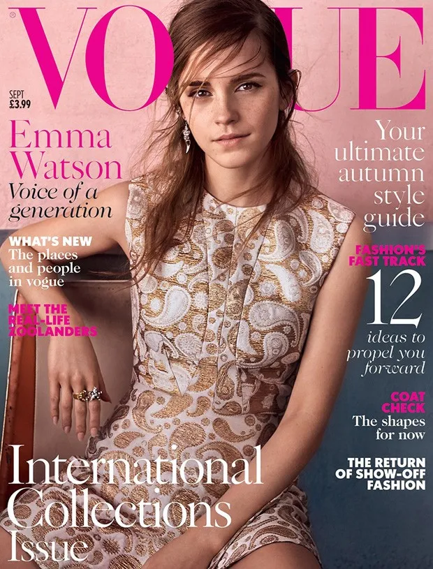 Emma Watson is beautiful for Vogue UK's September 2015 edition 