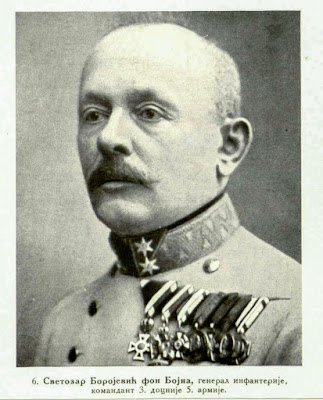 Svetozar Boroević von Bojna, Inf.-Gen. Comm. of the 3rd, later 5th army.
