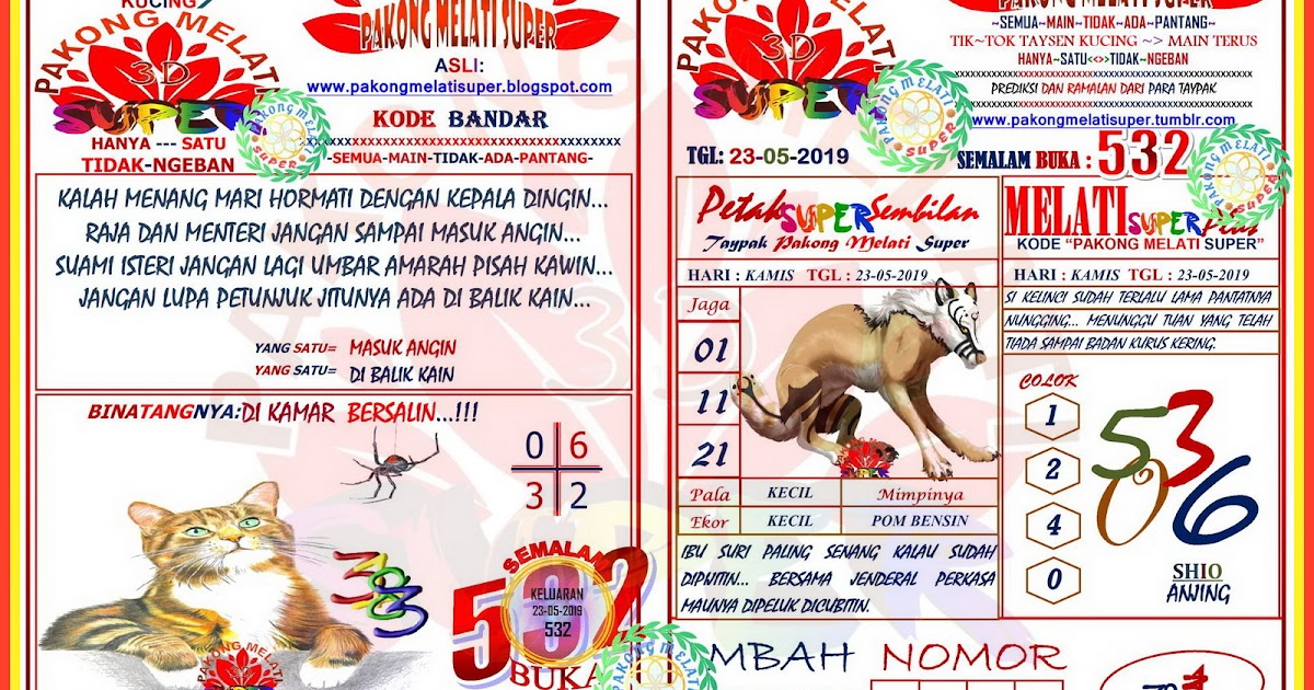 Triple Pakong Lama Kode 23 05 2019