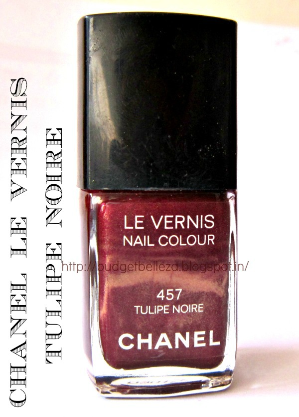 CHANEL on My Nail..Chanel Le Vernis in Tulipe Noire: Review and