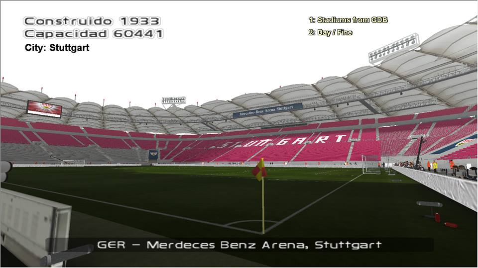 Our football coaching staff ultigamerz: PES 6 Mercedez Benz Arena Stuttgart (Germany) HD