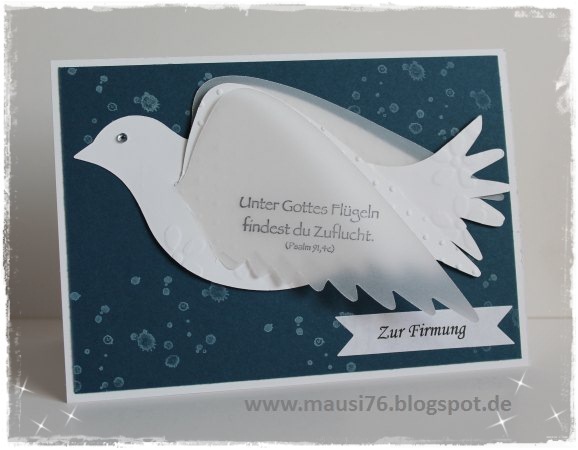 ♥ Mausi's Bastelwerkstatt ♥: Für die heutige Firmung...... ♥ Mausi's Bastelwerkstatt ♥: Für die heutige Firmung......