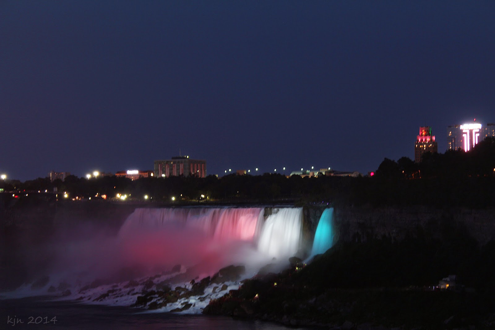 The Outskirts of Suburbia Niagara Falls Light Show