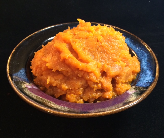 Michele's Woman Cave Crock Pot Mashed Apple Sweet Potatoes
