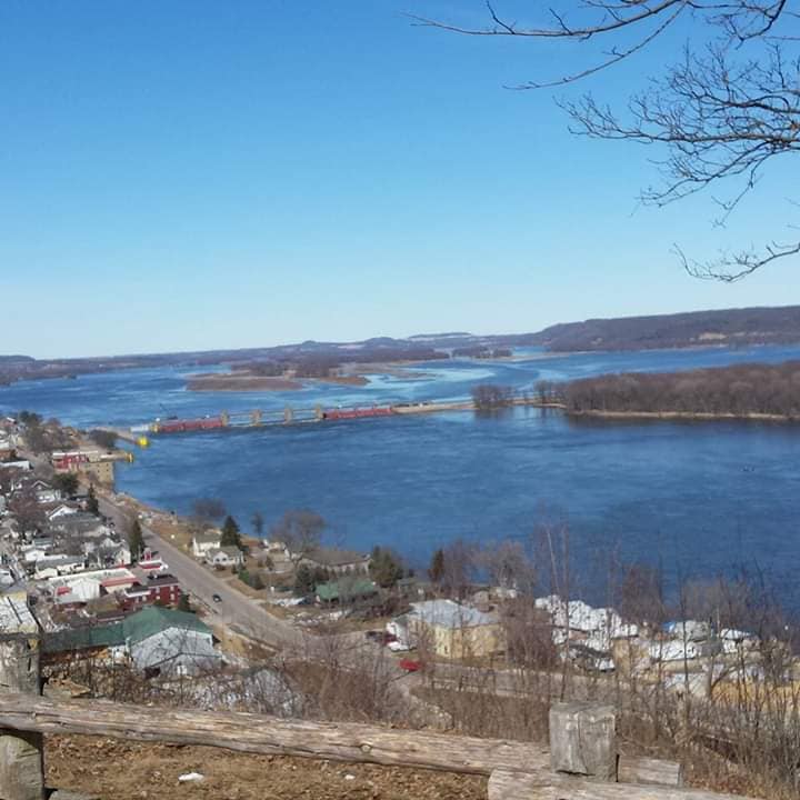 Industrial History Mississippi Lock and Dam 13 near Fulton, IL