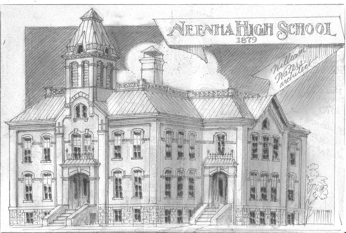 William Waters Oshkosh Architect Neenah High School