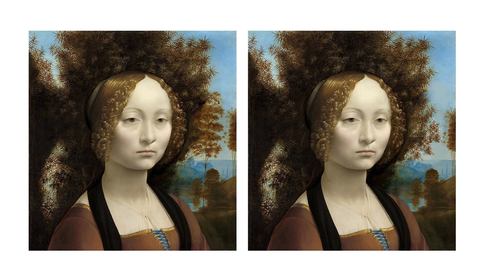 Art Studio Sergey Konstantinov Leonardo Da Vinci Portrait Of Ginevra De Benci