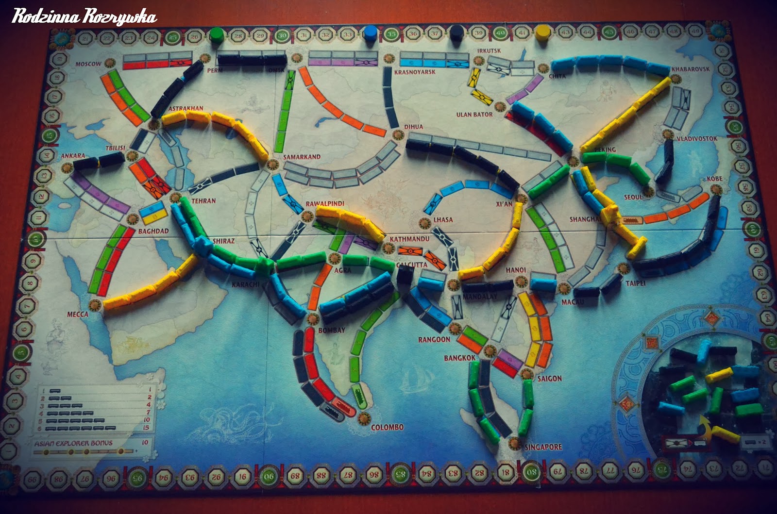 TICKET TO RIDE: AZJA ~ Rodzinna Rozrywka 24/7
