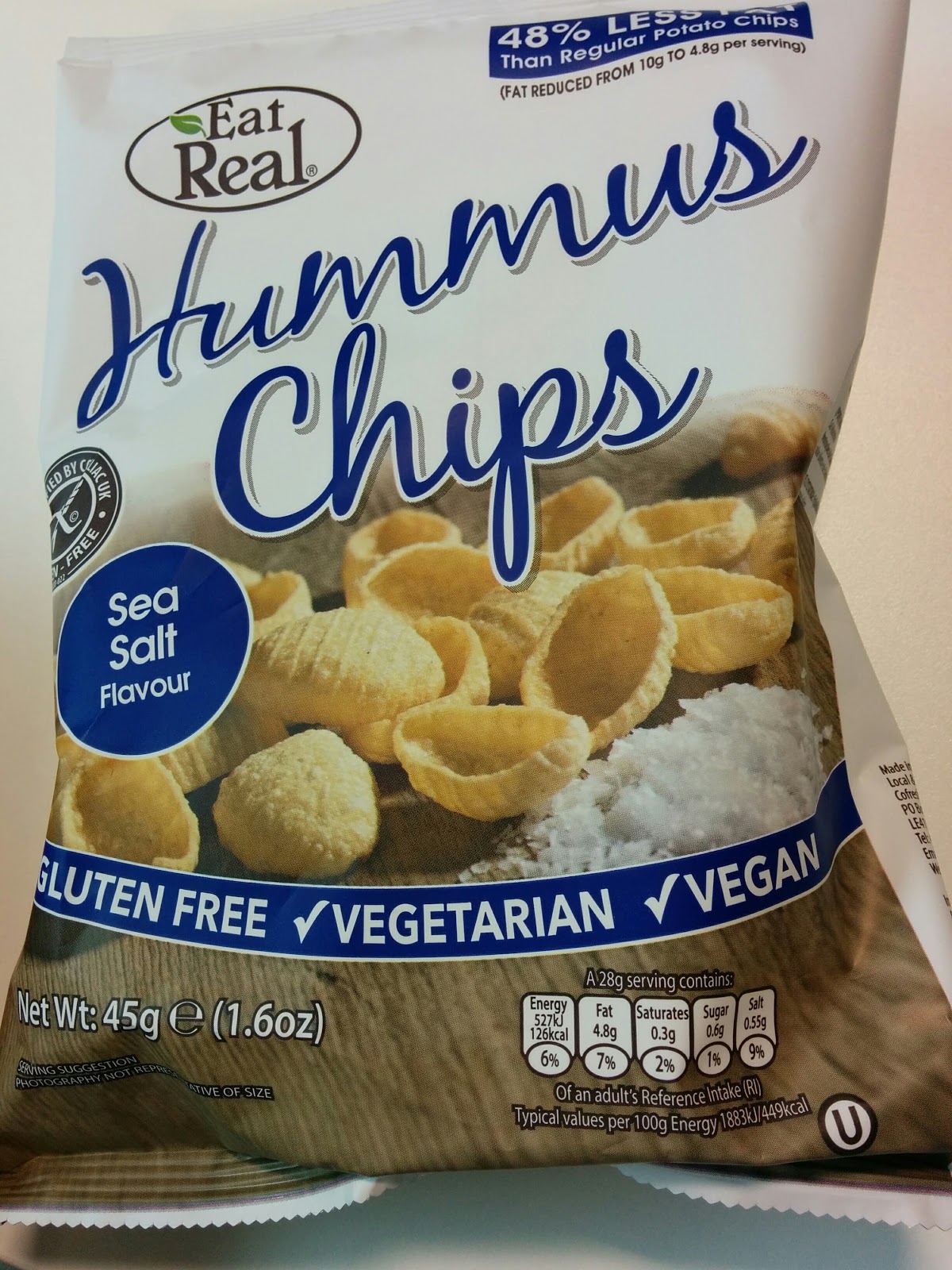The Excited Eater Eat Real Hummus Chips Sea Salt