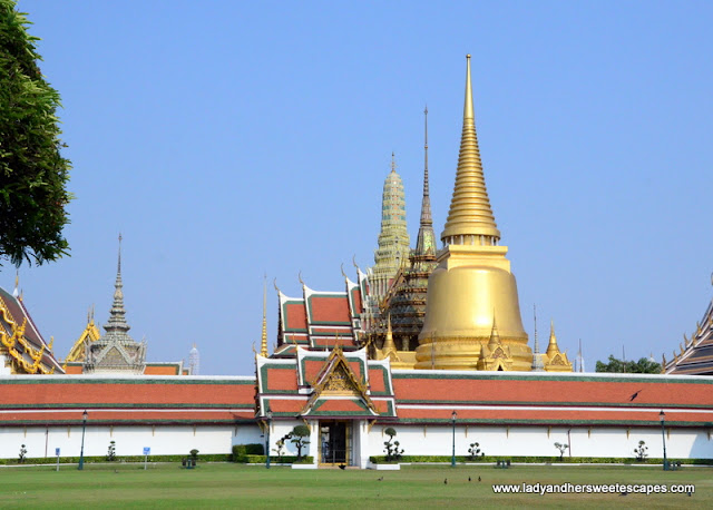 golden spires of the Grand Palace