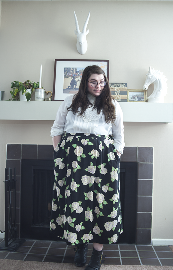 Floral Skirt restich katielikeme.com how to style