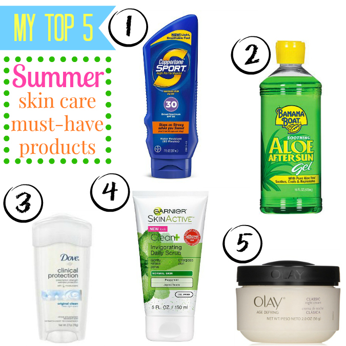 love, laurie my top 5 summer skin care musthave products
