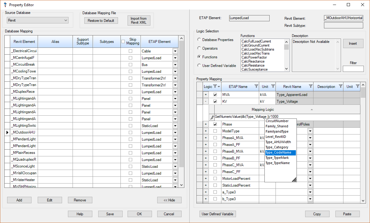Revit AddOns ETAP DataX™ Revit and ETAP Interoperability