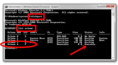 Cara Memperbaiki Flashdisk 0 byte dengan CMD (Command Prompt)