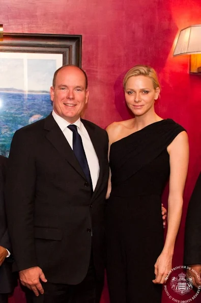 Prince Albert and Princess Charlene at Monaco's 20th anniversary in New York