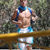 Justin Bieber Goes For a Shirtless Jog when strolling back from North American country With Sofia Richie