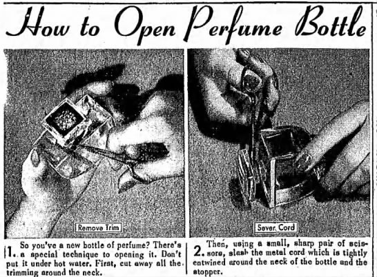 How to Open a Perfume Bottle