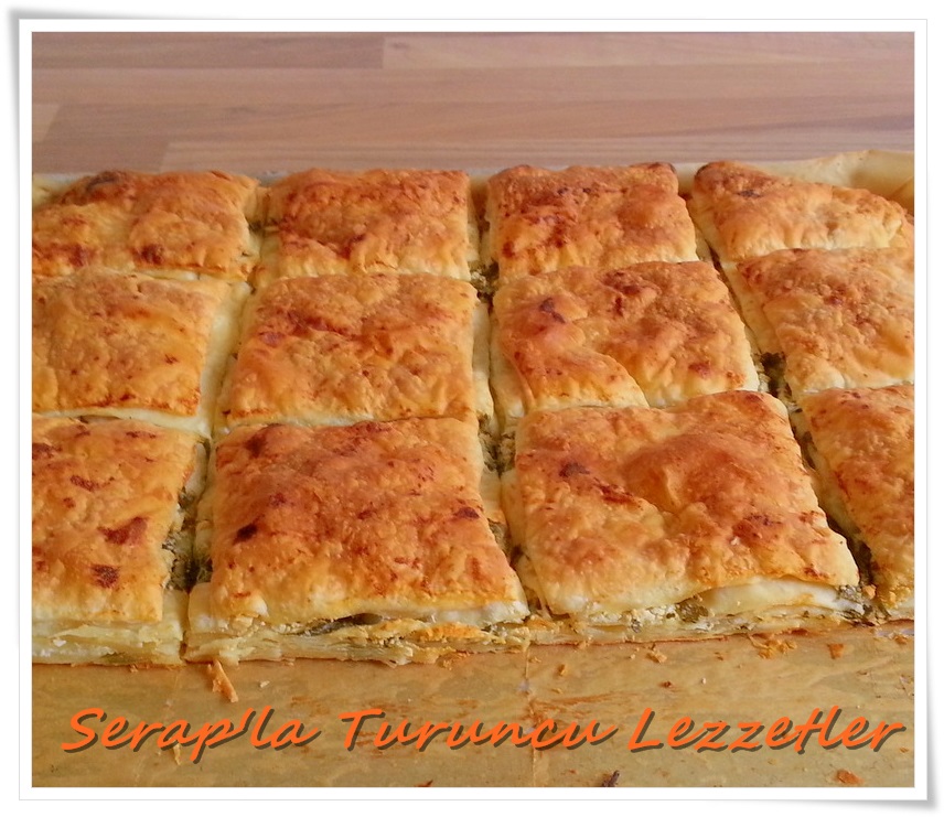 Serap'la Turuncu Lezzetler BAKLAVA HAMURUNDAN EL AÇMASI BÖREK