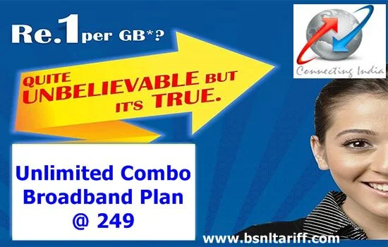 BSNL Unlimited Experience Broadband plan 249 extended upto 31st december