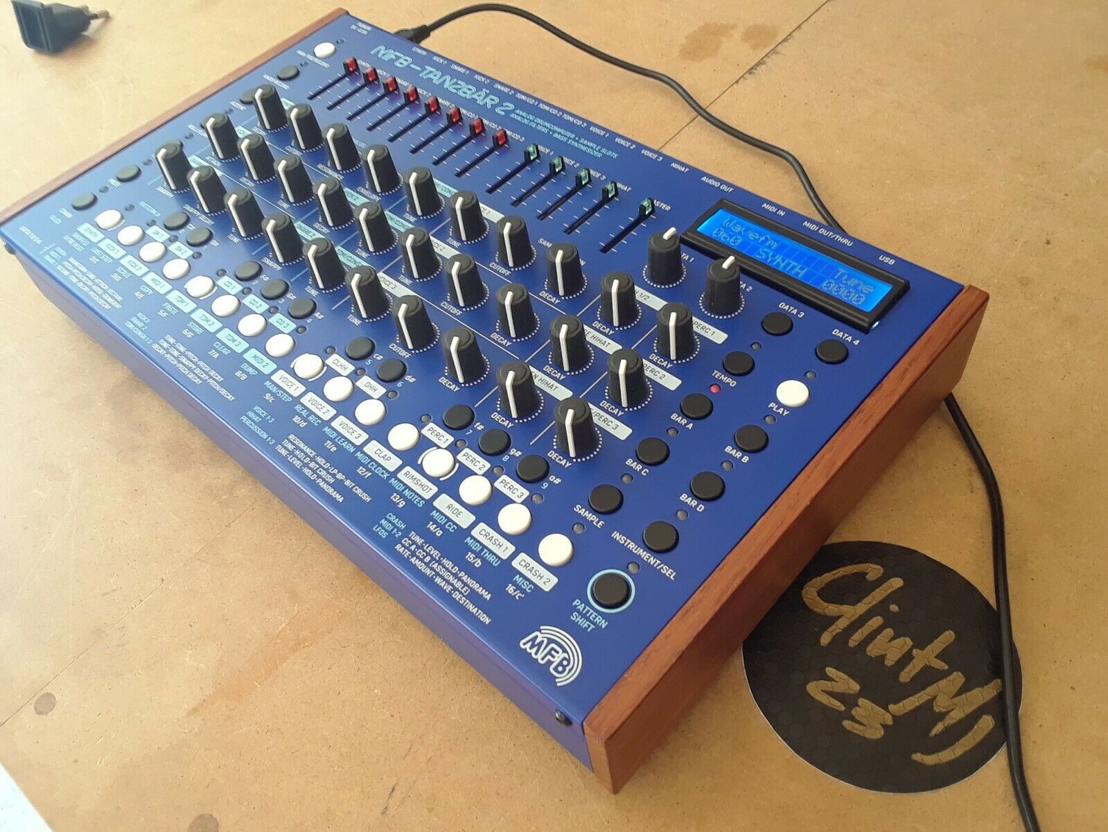 MATRIXSYNTH MFB Tanzbar 2 Analog Drum Computer SN 19151