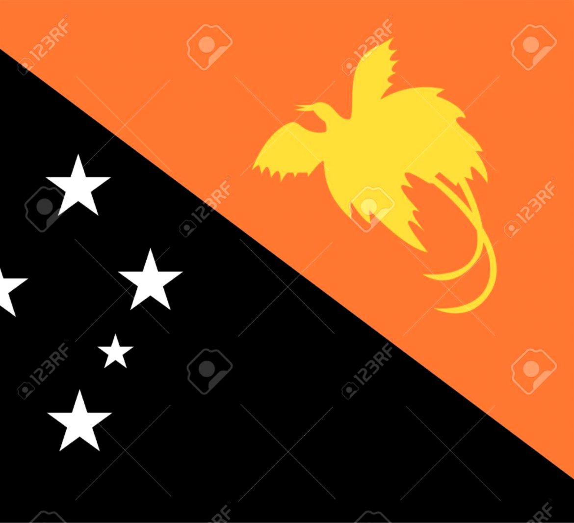 Papua New Guinea Countries Flag Wallpaper