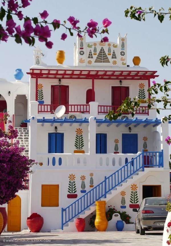 Plucky Pixels: Ornate House, Mykonos, Greece