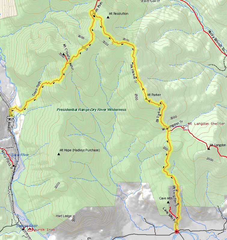 Stairs Mtn Mt Resolution Mt Crawford NH 52wav Hiking Conditions