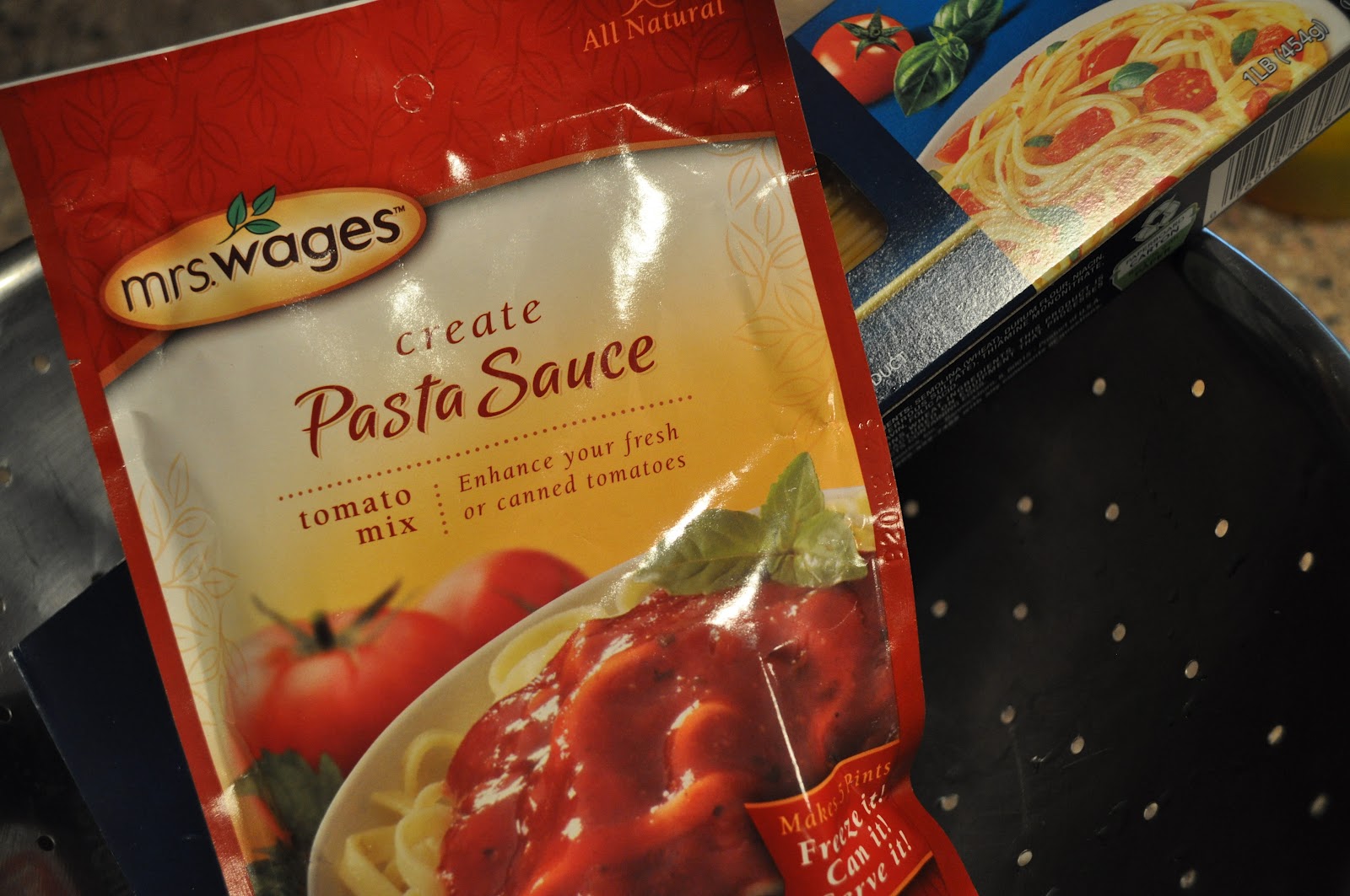 High Prairie Farmgirl Mrs Wages Pasta Sauce....Yummy!