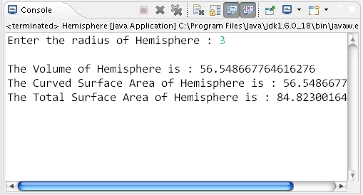 Calculate Volume Of Sphere In Java - QERAU
