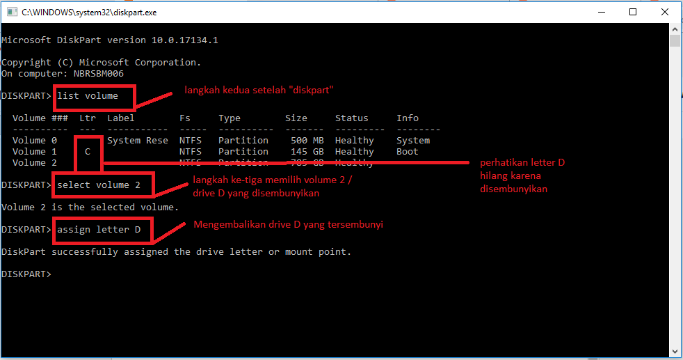 Cara Mudah dan Aman Menyembunyikan Data D / Drive D di Windows 10