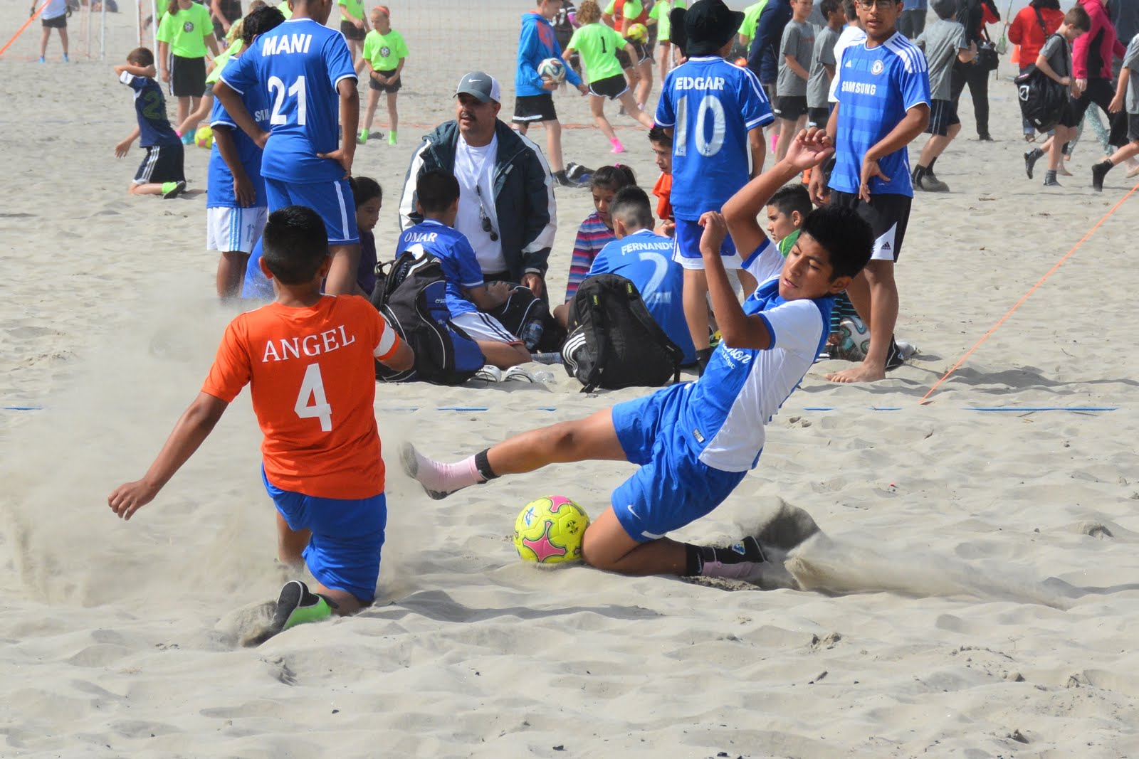 SC Cobras in Action Seaside Soccer In The Sand Game 1