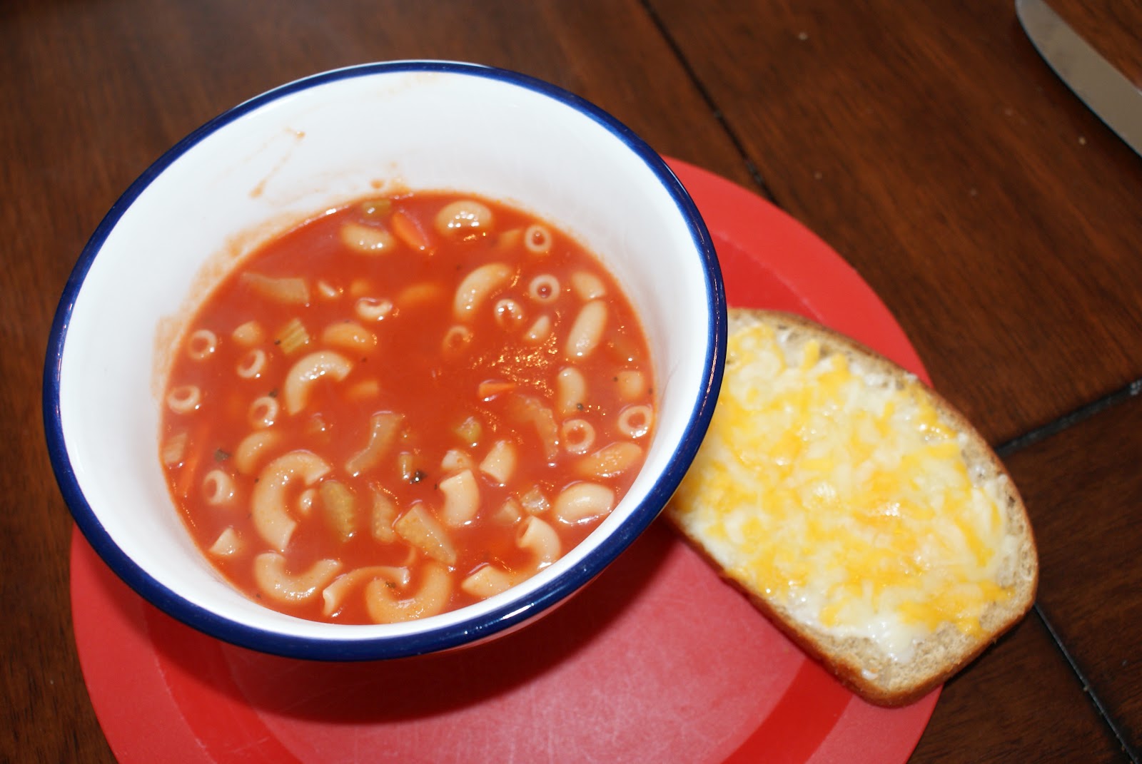 A Spoonful of Sisters Macaroni and Tomato Soup