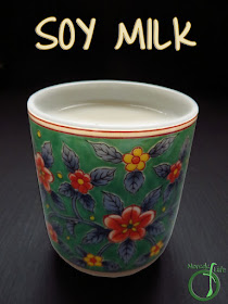 Morsels of Life - Soy Milk - Ever wondered how to make your own soy milk? Find out how! It's simple and requires only two ingredients.