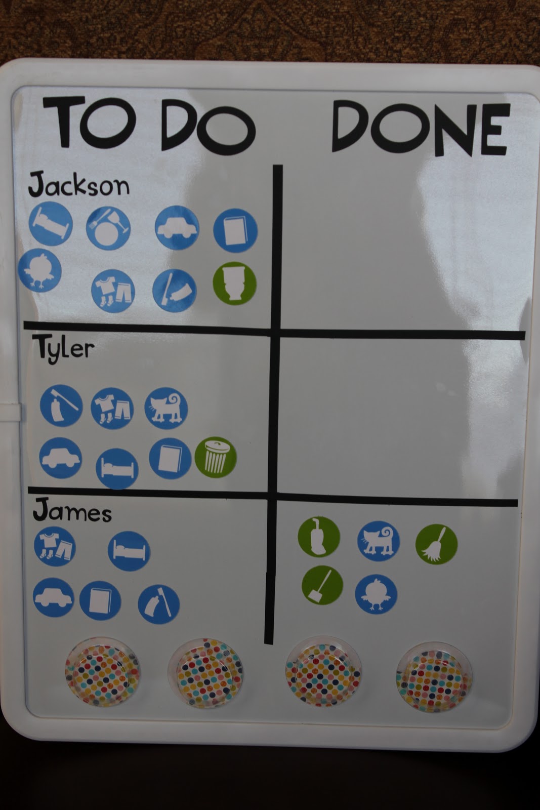 Cricut Chore Chart Template