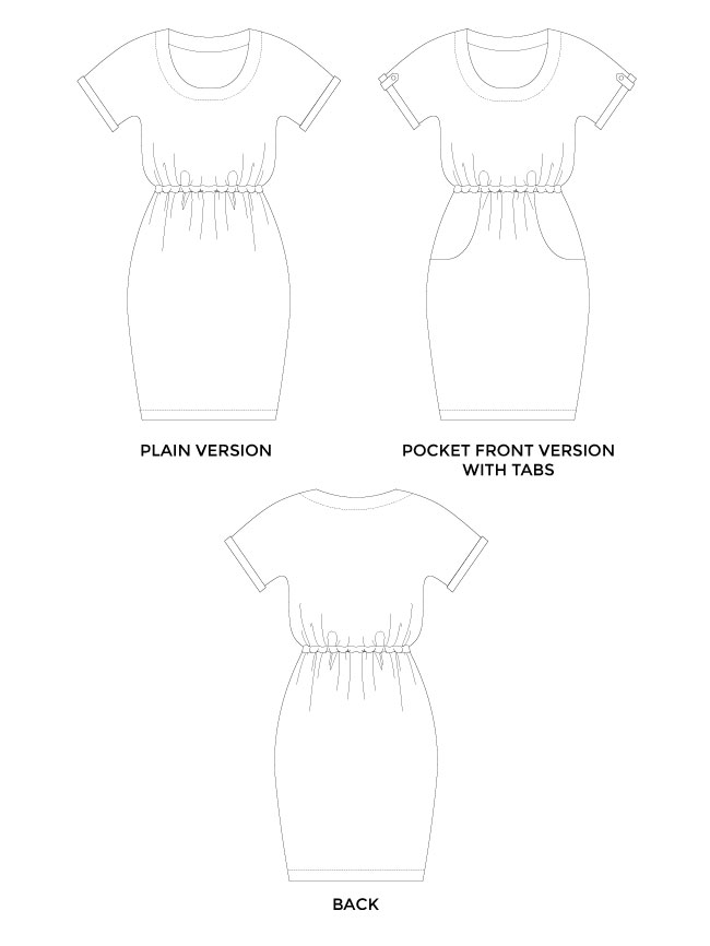 Bettine sewing pattern - easy dress pattern for beginners - Tilly and the Buttons