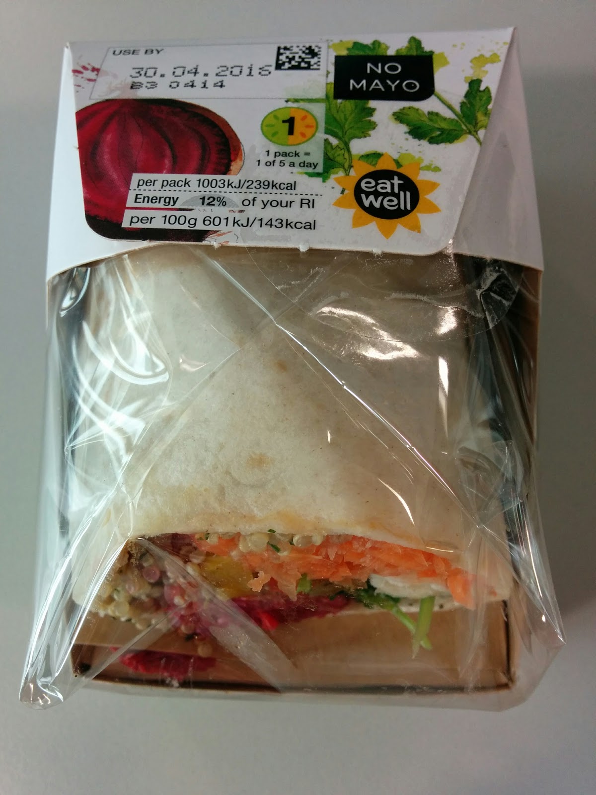 The Excited Eater Marks and Spencer Super Rainbow Wrap Review