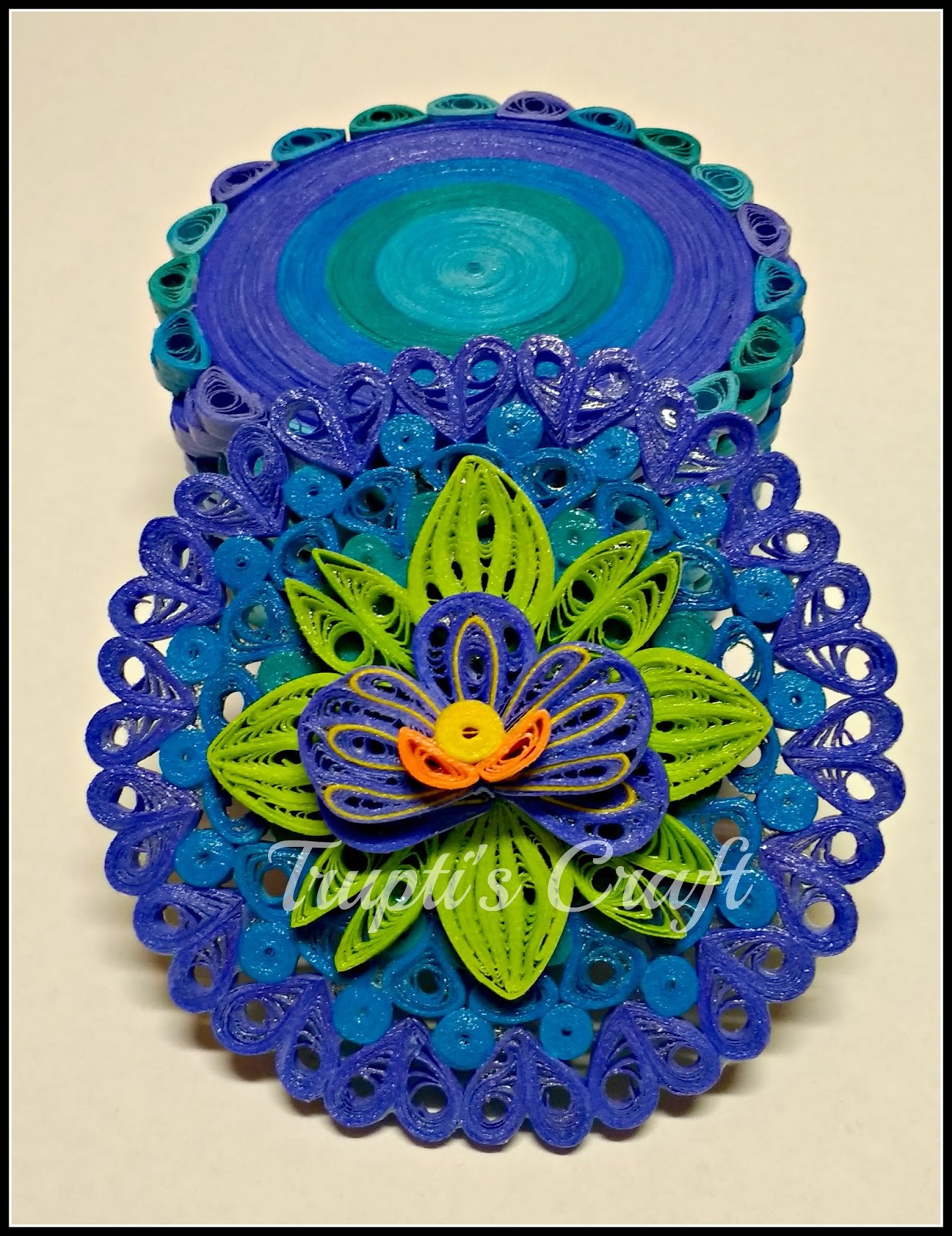 Trupti's Craft Paper Quilling Multipurpose Box