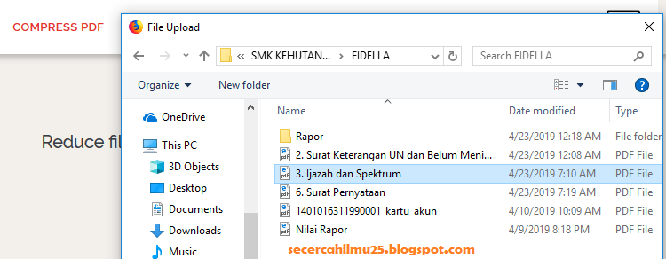 Cara Memperkecil Ukuran File Rapor dari Semester 1-5 Menjadi 700 Kb ...