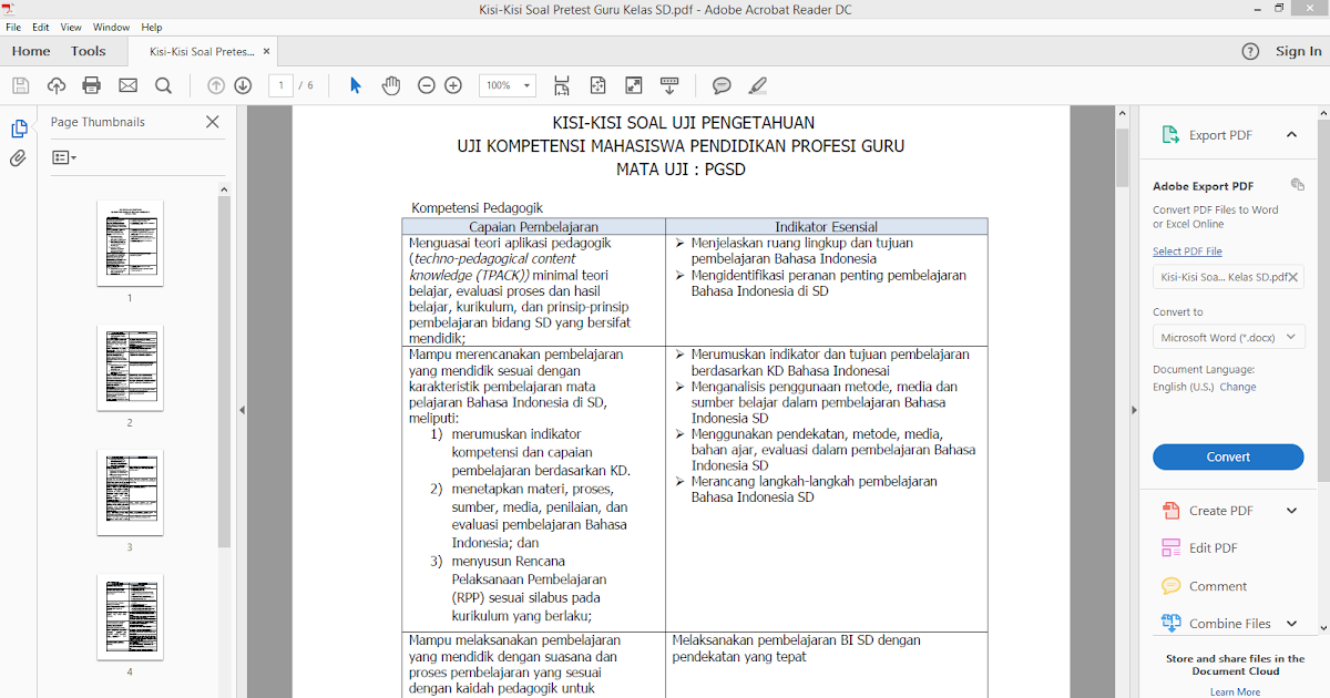 Good Contoh Soal Pretest Dan Posttest Lengkap Dengan Indikator