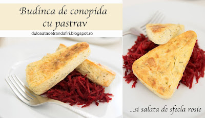 Budinca de conopida cu pastrav