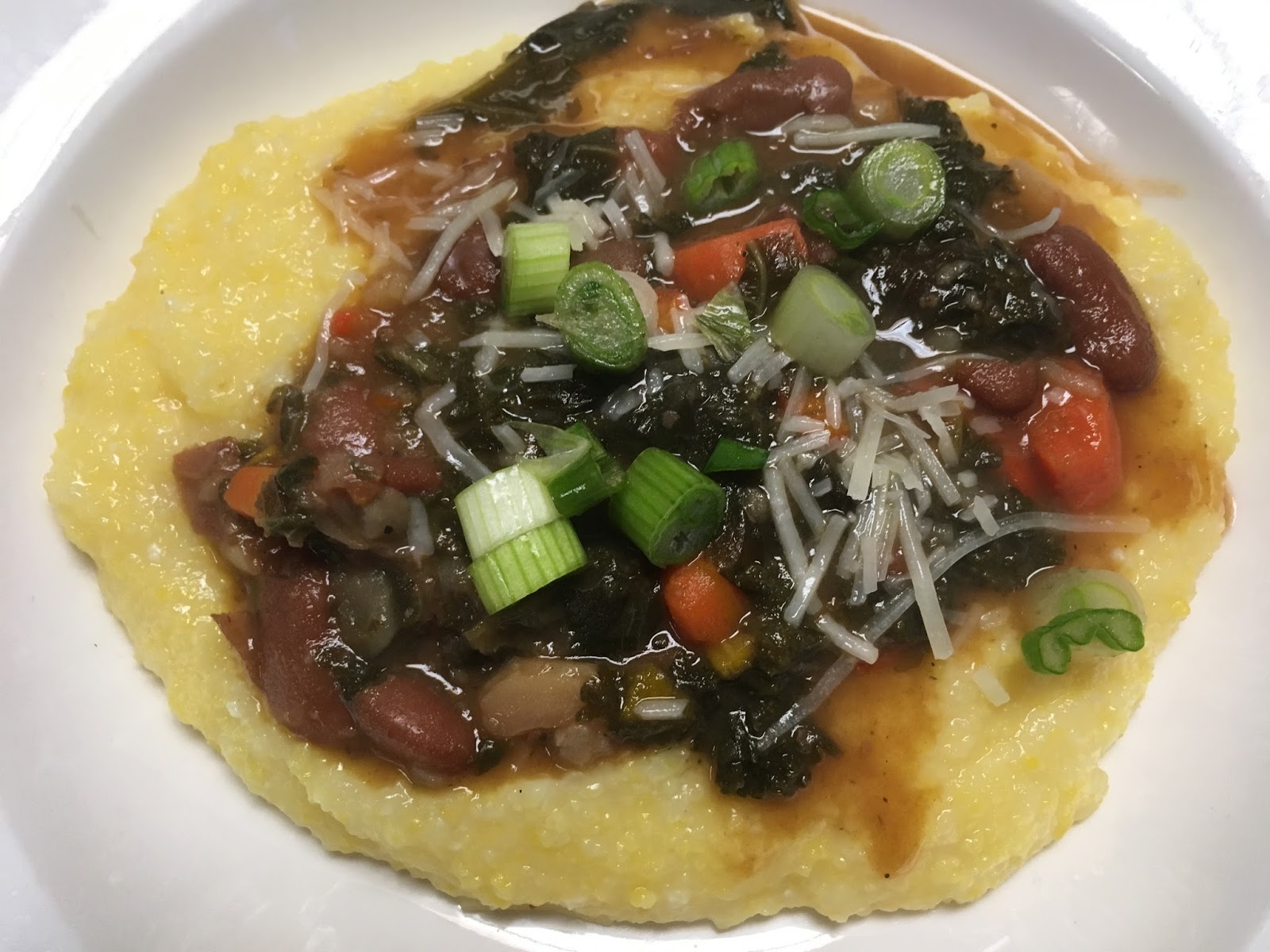 Cooking with Barry & Meta Bean Stew over Creamy Polenta