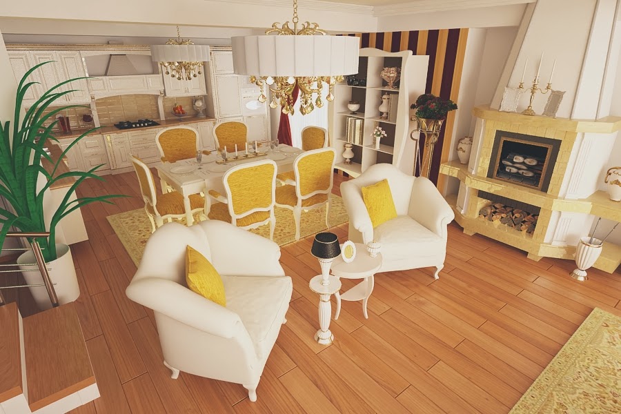Design interior living casa Constanta - Design interior case clasice